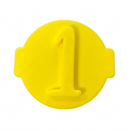 The Cookie Cutter Hub Número 1 Embosser n.º 141 / Sello para cupcakes, fondant, arcilla glaseada, decoración de pasteles