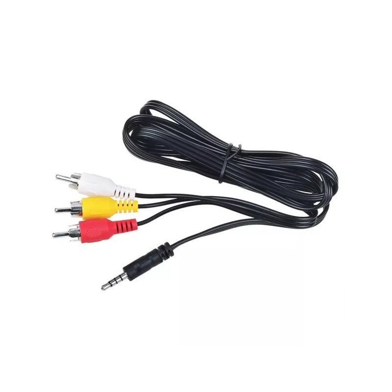 Unbranded 3RCA Male to 3.5mm Male Cable 3ft Adapter Audio