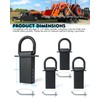 5/8" Heavy-Duty Stake Pocket D Rings with Anti-Loss Cord |