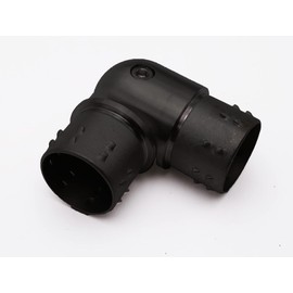 Top Hardware Stainless Steel 316 Railing Connector Adjustable 90° ~ 180° Flush Joiner Elbow Connector for 2'' OD 16 Gauge Pipe Tubing, Matt Black Finish, For 2''OD Tube (Adjustable 90° ~ 180°)