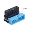 Cablecc - Adaptador de extensión USB 3.0 de 20 pines