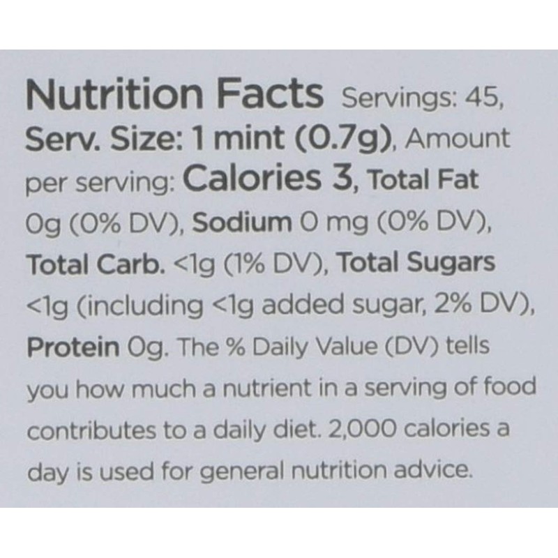 Simply Gum Peppermint Mints, 30 Ct