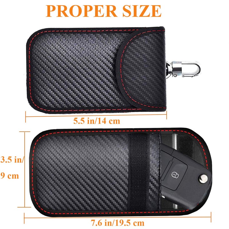 GOODEN ATIM Upgraded Faraday Bag for Key Fob (2 Pack),Premium