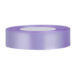 gcs 25 Meters Of Satin Wedding Party Ribbon 15mm In Multiple Colours Pack Rolls (Lilac)