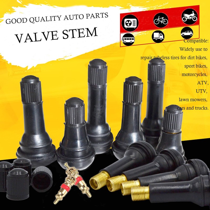 Z-oneMart Valve Stem Puller Installer Tool, 10pcs TR412,10pcs TR413,10Pcs TR414