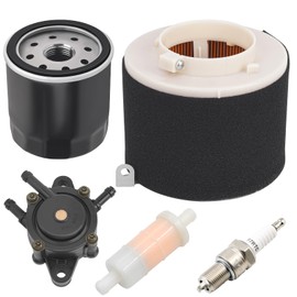 KLWZH Air Oil Filter & Spark Plug & Fuel Pump & Fuel Filter for Kawasaki Mule SX 4x4 SE Mule 500 520 550 KAF300 Mule 600 610 Mule 2500 2510 2520 KAF620 repalce 11029-1004 49040-0769 49019-1055