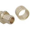 BT SELECTION Fixed Threaded Slip Reducing Coupler PEX/Diameter 16-15X21(1/2 Inch)/Thread