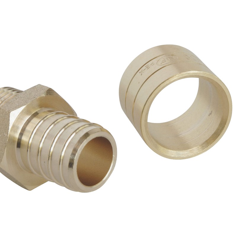 BT SELECTION Fixed Threaded Slip Reducing Coupler PEX/Diameter 16-15X21(1/2 Inch)/Thread