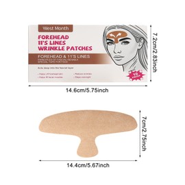 Zornesfalte Pflaster, 20 pcs Anti Falten Pflaster Gesicht Stirn Pads Gegen Falten Face Tape Anti Falten Gesicht mit Kollagen Zornesfalten Patches mit Hyaluron Für Zornesfalte & Linien