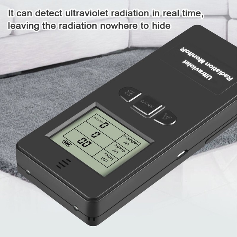 Portable Digital Ultraviolet Radiation Detector Ultraviolet UVI Meter Radiometer Tester