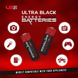 UBE 48 AA and AAA Combo Pack High Performance Alkaline Batteries, 24 Each Double A and Triple A Batteries, Ultra Long Lasting Leak-Proof Variety Assortment