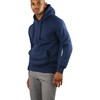 tobeinstyle de los hombres Cordón Ajustable sudadera con capucha, Marino,