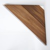 Seachrome Corner Shower Shelf in a Satin Finish with a