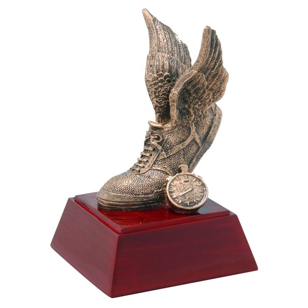 Decade Awards Track Sculpture Trophy - Track Team Award - 4 Inch Tall - Customize Now