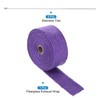MECCANIXITY Fiberglass Exhaust Wrap Tape,2" x 33' Purple Header Heat