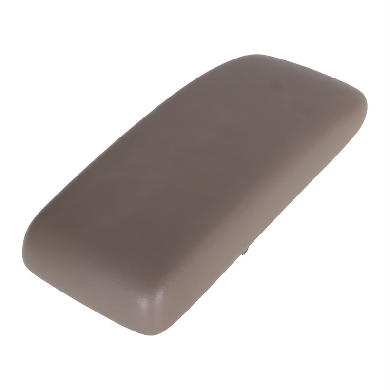 ANTUKO Oak Tan Car Leather Front Center Console Armrest Lid