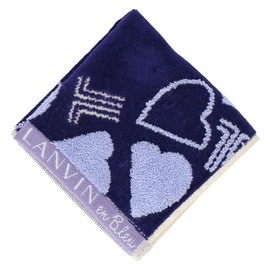 Lanvin On Blue 17406022 Handkerchief Women's Towel Handkerchief, Women's Heart, navy