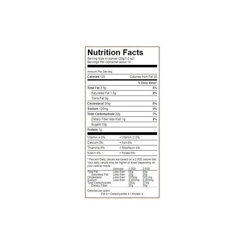 Stauffer's Original Recipe Ginger Snaps 14 oz. Bag (2 Bags)