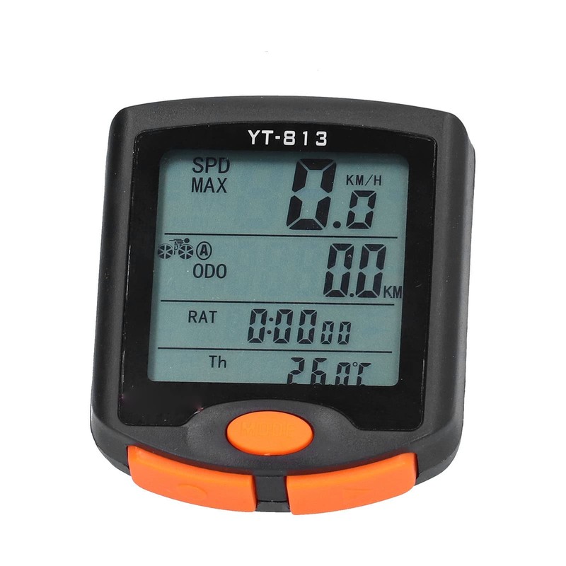 Ejoyous Digital Bicycle Computer, Waterproof Wireless Bicycle Speedometer with LED