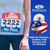 bibSNAPS Race Bib Clips - Safety Lock Fasteners - Secures