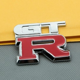 NA NEW BLACK JDM GTR TRUNK BADGE FIT MAXIMA SENTRA SKYLINE R32 R33 R34 ALTIMA LEAF