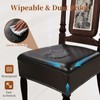 WUSOUPU Waterproof Dining Chair Seat Covers Leather Kitchen Seat Covers,