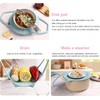 Silicone steamer, foldable design, suitable for vegetables-instant pot, reusable, non-stick,