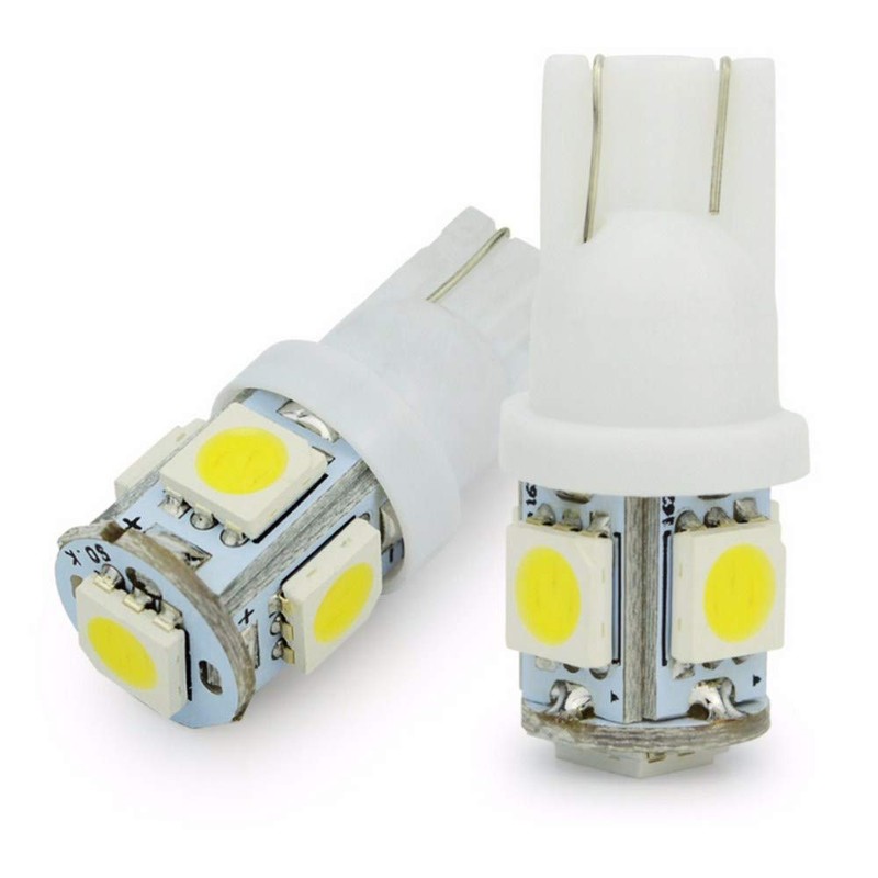 JKLcom T10 194 LED Bulbs 20 Pack, White, Vehicle Light