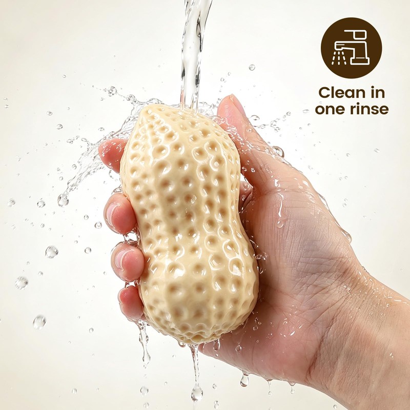 Coconut Oil Peanut Squishy - Stress Relief Moldable Peanut Squishies