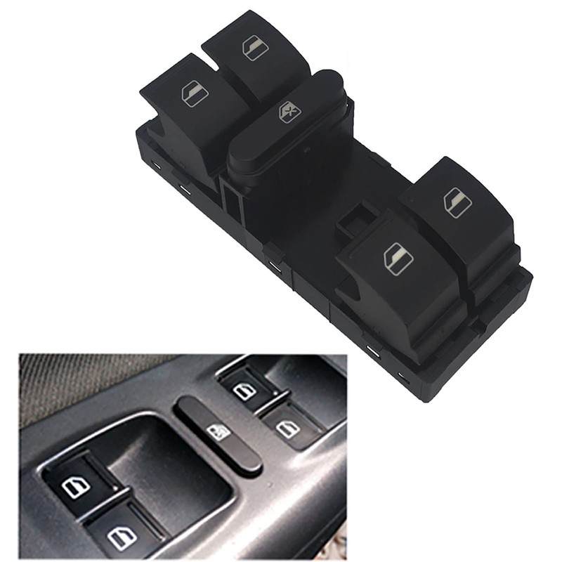 KASturbo 1Z0959858B Window Switch, Electric Window Control for S-koda Fabia