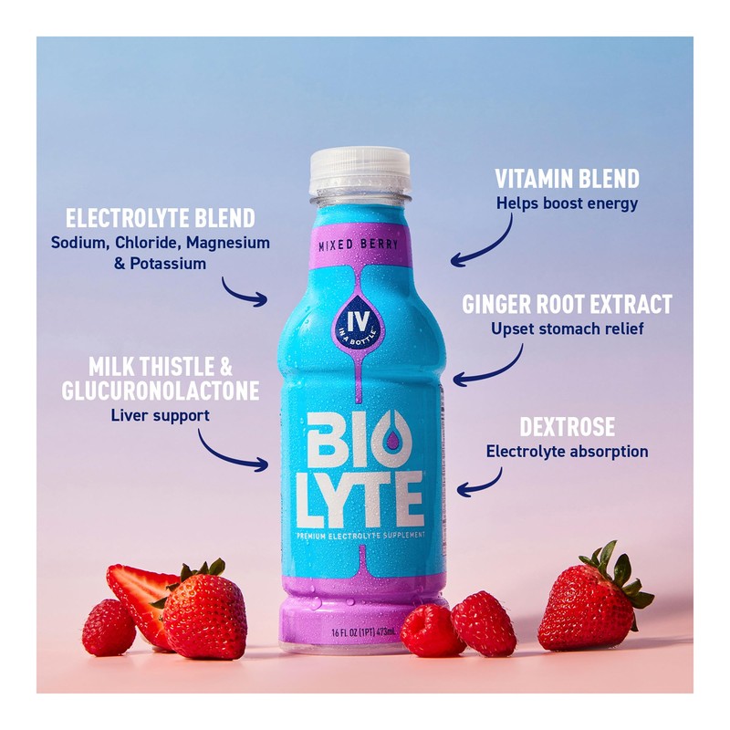 BIOLYTE Electrolyte Drink - Doctor-Formulated Hydration Drink, HSA & FSA