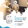 Ceptics Ceptics Safest Travel Adapter Kit, Dual USB for iPhone,