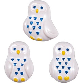 Sun Art SAN2424 “Bird-Themed Tableware” Owl Design Rice Scoop Holder, Cute Tableware