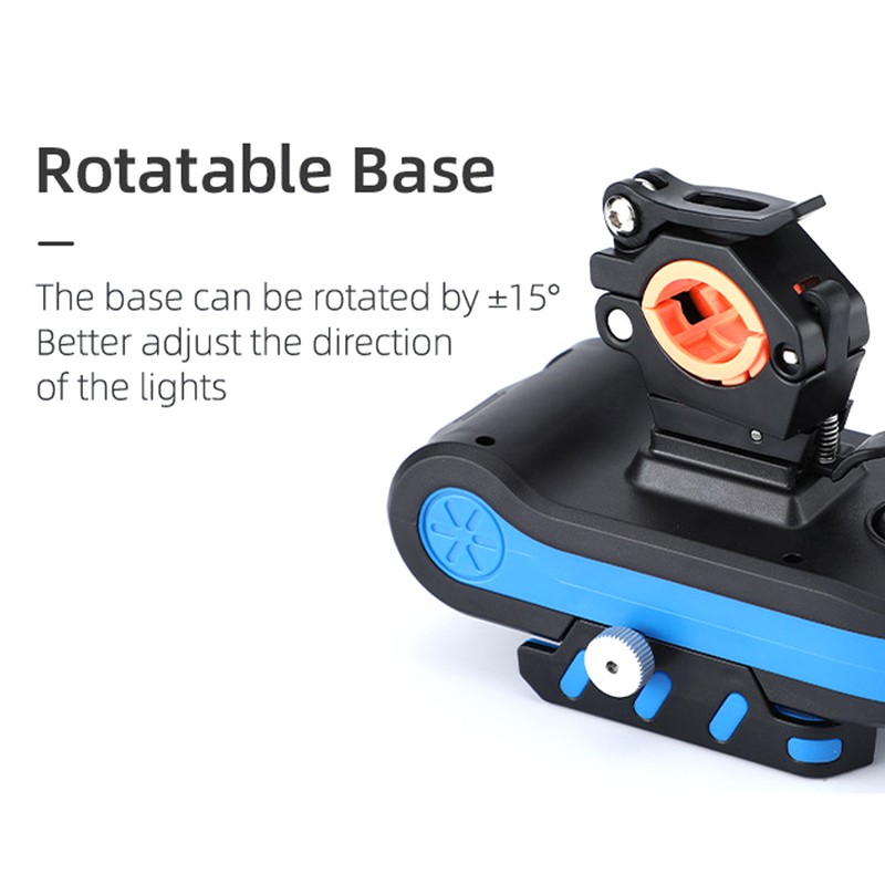 Bicycle Lights Four-in-one Riding Headlight Mobile Phone Holder With Horn