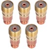 5Pcs 3/32in Gas Lens Collet Body Metal Welding Connector Replacement