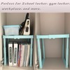 Locker Shelf Adjustable Height and Width, Locker Organizer for Work,