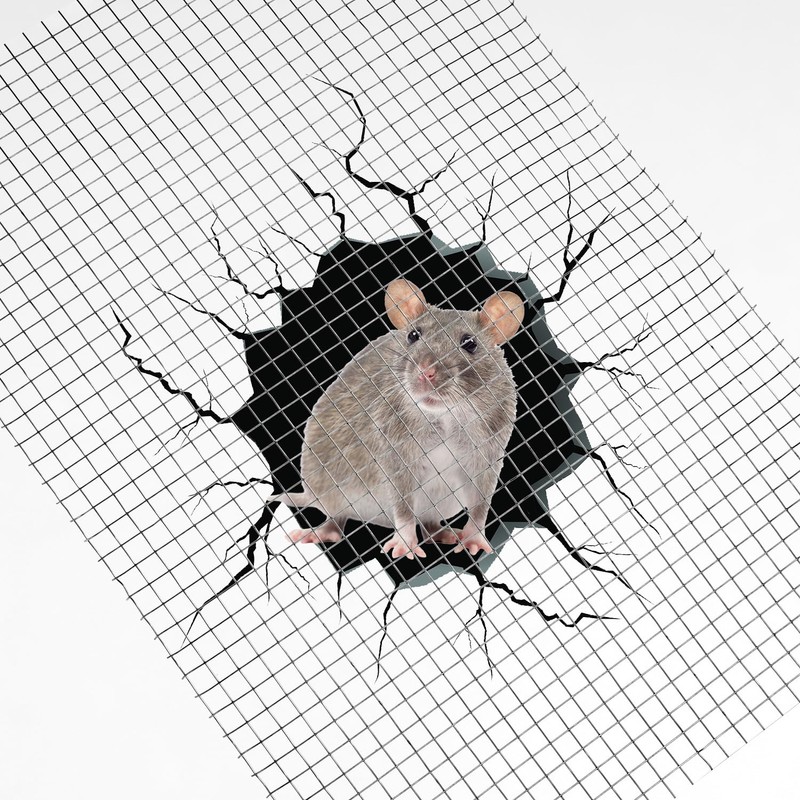 QWORK® 6m x 200mm Rodent Wire Mesh, 304 Stainless Steel