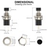 10 pieces mini button momentary pressure switch lockless 2 pins