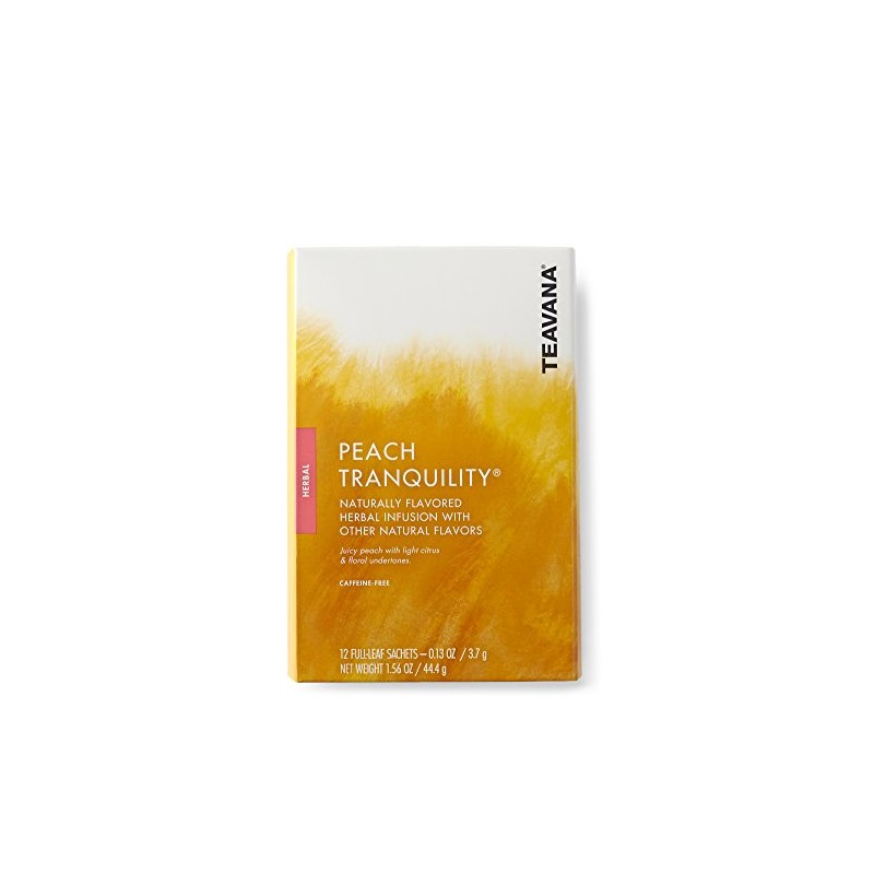 Teavana Peach Tranquility Full Leaf Tea 12 Sachets (0.13 oz
