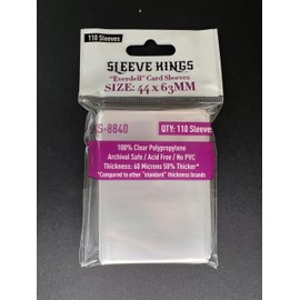 '"Everdell Mini Compatible" Sleeves (44 X 63 MM) -110 Pack, 60 Microns