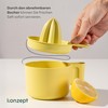 KONZEPT Lemon Squeezer, Orange Squeezer with Container 500 ml -