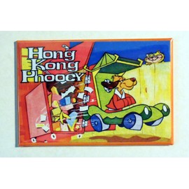 HONG KONG PHOOEY LUNCHBOX VINTAGE ART 2" x 3" Fridge MAGNET SET OF 2 refrigerator lunch box nostalgic retro