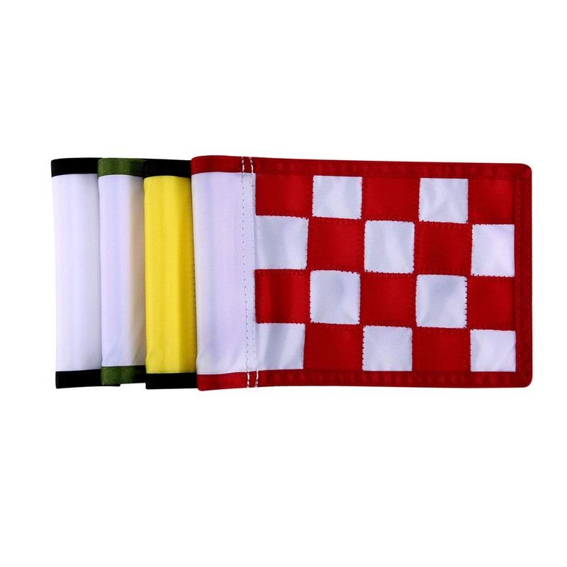Golf Flag,Konday Checkered Training Putting Green Flags, Golf Target Flags