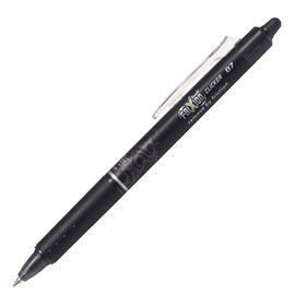 Pilot Frixion clicker rollerball pen, 0.7 mm, Black