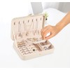 LANDICI Jewellery Box Small Jewellery Organiser for Women Girls, PU