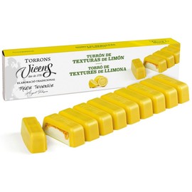 Vicens Agramunt's Torrons - Excellence Collection - Soft Lemon Textures Nougat / Soft Nougat with Lemon Texture - 10.58 oz / 300 g (Pack of 1)