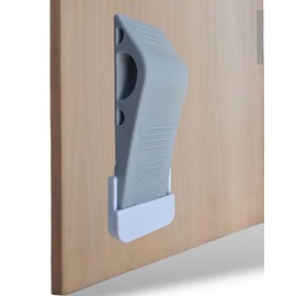 Door Wedge,Rubber Door Stoppers, Heavy Duty Rubber Door Wedge, Non-Slip Door Jammer,Ideal for Homes for Floor, Durable with Anti-Skid. (1 Piece with Holder Type 1)