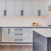 Amerdeco 10 Pack Matte Black Cabinet Pulls 5 Inch(128MM) Hole