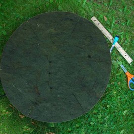 Karrma Ltd Jute Hanging Basket Liner - Green (14-Inch x 4)