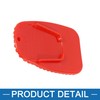 A ABSOPRO Motorcycle Kickstand Pad Support Plate Pad Parking Red